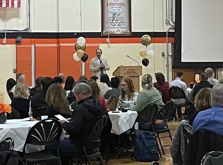 Congratulations to the students who were recognized at the Libertyville Community Awards Celebration Breakfast this morning.  Dr K and Amy Belstra were amazing emcees.