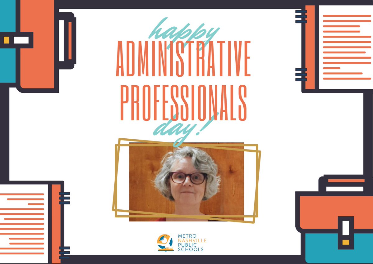 MNPSLibraries's tweet image. Happy Administrative Professionals Day, Marianne! We would be lost without you. Thank you for all you do to support and strengthen our team! ♥️ @MetroSchools @MarianneBeebe #mnpslibhack #AdministrativeProfessionalsDay
