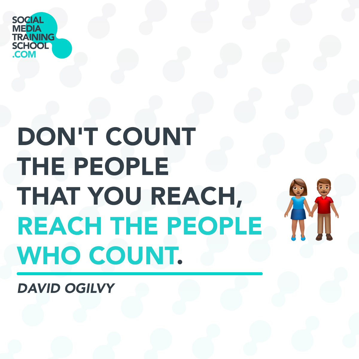 SMTSsocial's tweet photo. Post reach isn't everything! Here's why 👇

Sure you could reach 100,000 people (or more!) with a post...but are they ACTUALLY the people you want to talk to?

Instead of focusing on being seen by everyone, try to aim your posts towards your ideal audience. https://t.co/2joGRxkDG2