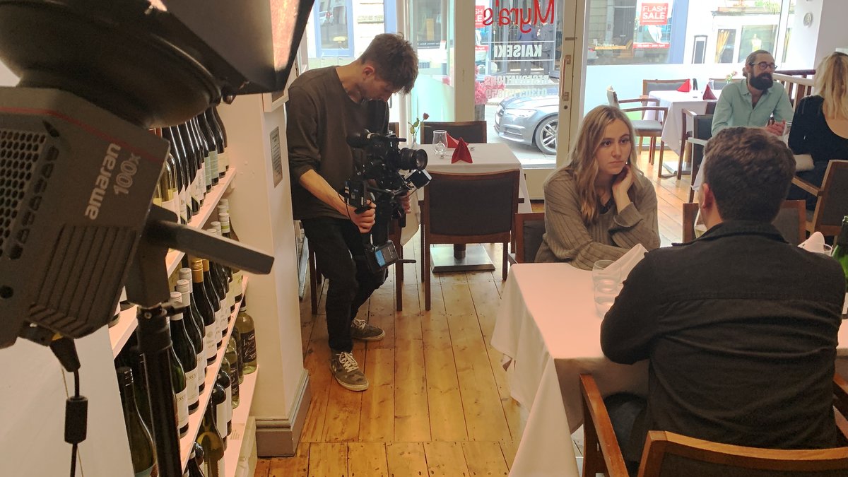 PageantFilming's tweet image. We love working with people and organisations in our local community. It's fascinating how  much we learn and great how many connections we make. For instance we've been filming with Myra's restaurant. Lovely owners with amazing food! #sushi #filmmaking