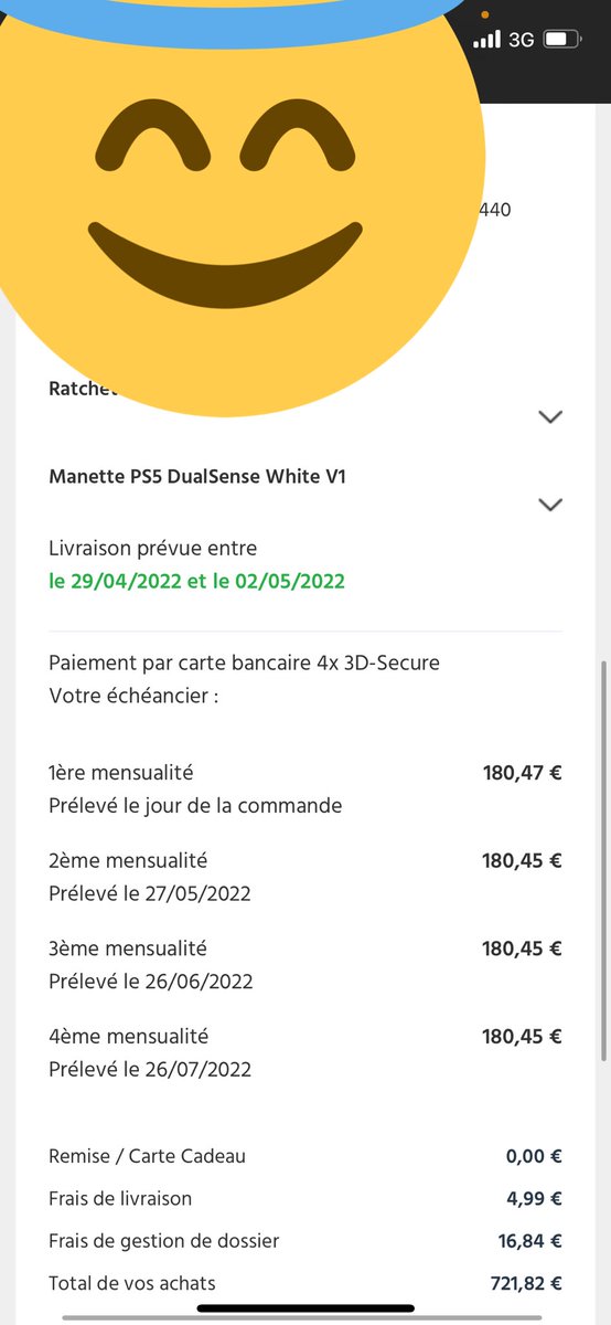 Hop là je l’ai chopper pour mon frère alors que je l’avais eu pour moi merci <a href="/Dealabs/">Dealabs.com</a> ❤️