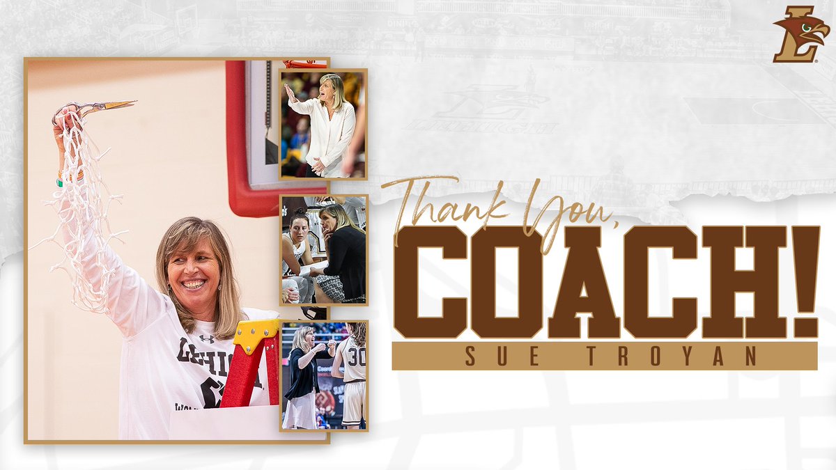 Following 32 distinguished years as a head coach at Lehigh, the last 27 spent leading <a href="/LehighWBB/">Lehigh Women's Basketball</a>, Sue Troyan will be transitioning into a senior leadership role within the athletics department.

lehighsports.com/news/2022/4/27…