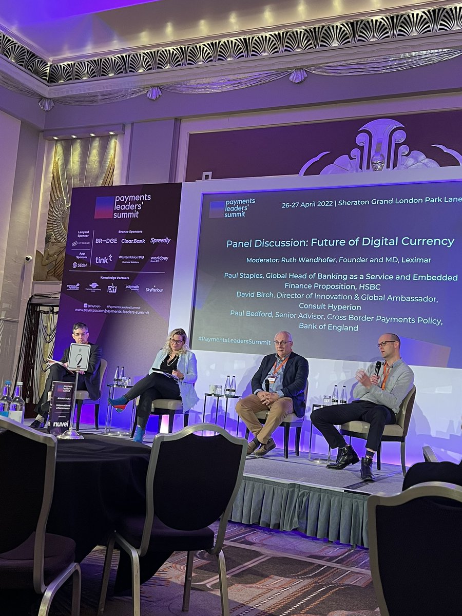 Interesting panel aboutFuture of  Digital Currencies at  #PaymentLeadersSummit