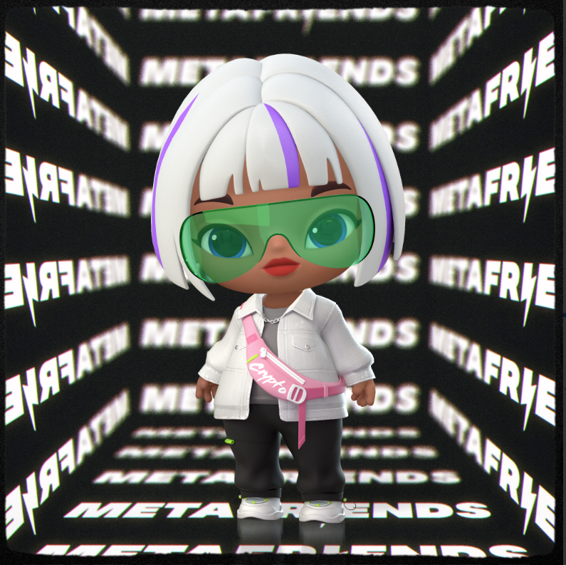 WOW 😍😍😍juet get a new friend from <a href="/MetaFriendsNFT/">MetaFriends</a>! I def need more friends in the #metaverse ~This thing can't stop pumping huh ? She is the way toooooo cute!!! #nft #nfts #meta #metaverse