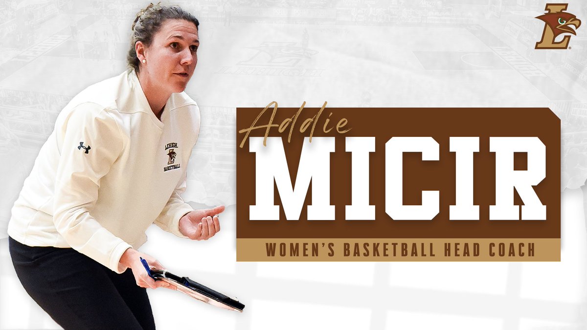 <a href="/LehighWBB/">Lehigh Women's Basketball</a> Associate head coach Addie Micir  has been named head coach for <a href="/LehighWBB/">Lehigh Women's Basketball</a>, becoming the eighth coach in program history.

lehighsports.com/news/2022/4/27…