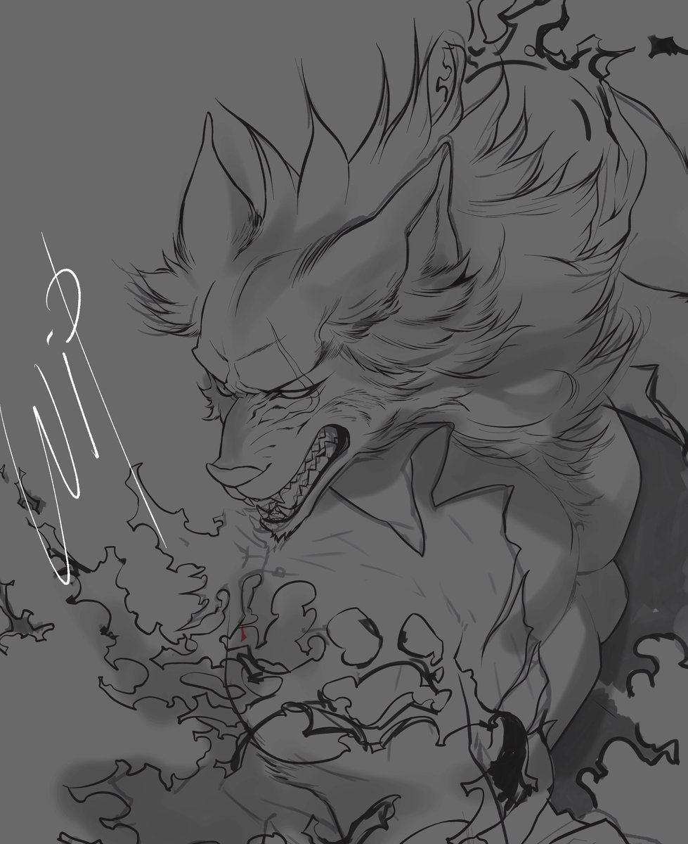 明日は朝早いので今日中にWIP！
GN！🐺
#foundationNFT #wip #Collaboration