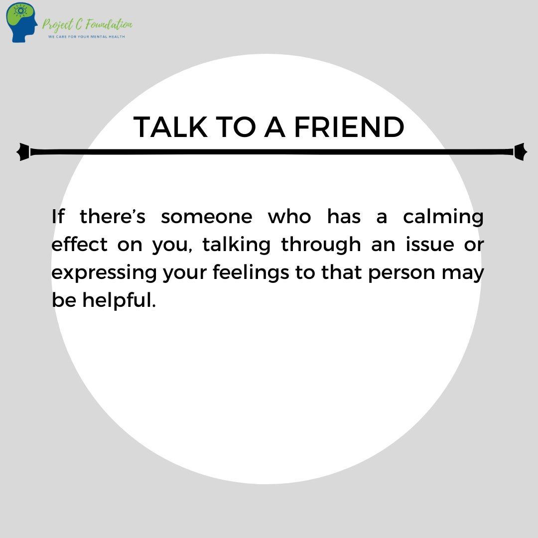 PrjCare's tweet photo. How to control your Anger?

4. Physical exercise
5. Relaxation techniques
6. Communicate
7. Talk to a friend

To know more, contact us now!

#anger #angermanagementissues #pcf #projectc  #mentalhealth #expressfeelings #irritation #shorttempered #tempermental #hate #love #stress https://t.co/9ttTc1GMPT
