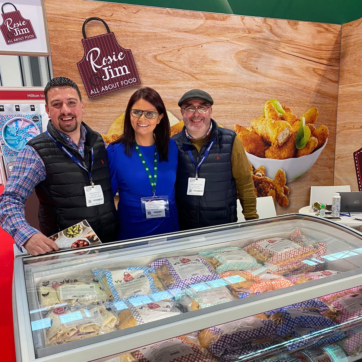 We're having a fantastic time <a href="/FoodDrinkExpo/">Food & Drink Expo</a> in Birmingham! Shout out to the lovely folk who visited us at our stall - Jason &amp; Lee from <a href="/richardsofcrick/">F E Richards</a>👋
Colin &amp; April from the The London House butchery 👋
Daniel &amp; Nick from <a href="/ericlyonsltd/">Eric Lyons Ltd</a>👋 #FDE2022
