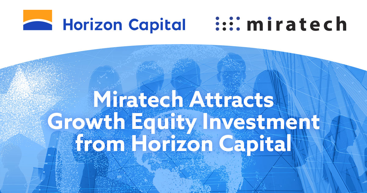 Miratech_Group's tweet photo. Exciting news for Miratech! We are thrilled to announce a minority equity investment from Horizon Capital, a US-domiciled private equity firm investing in fast-growing niche leaders in Emerging Europe.

Read more here: https://t.co/T2MVjn0vTz

#Miratech #HorizonCapital https://t.co/qjaLR0WGwx