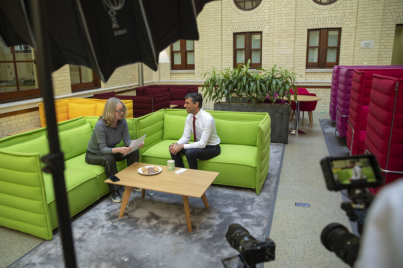 MumsnetTowers's tweet photo. This week, @MumsnetTowers founder @Justine_Roberts sat down with @RishiSunak @hmtreasury to ask him questions posed by our users - you can hear his answers here: https://t.co/fUwUNey3Wv https://t.co/LLOfpJHJ80