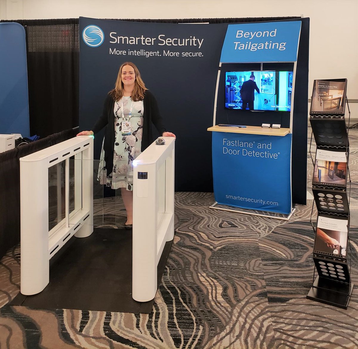 smartersecurity's tweet image. We had a great time on the first day of @naccuorg  2022! Stop by booth #311 today for a live demonstration of our #fastlane Glassgate 150! #universitysecurity #buildingmanagement #naccu #opticalturnstiles