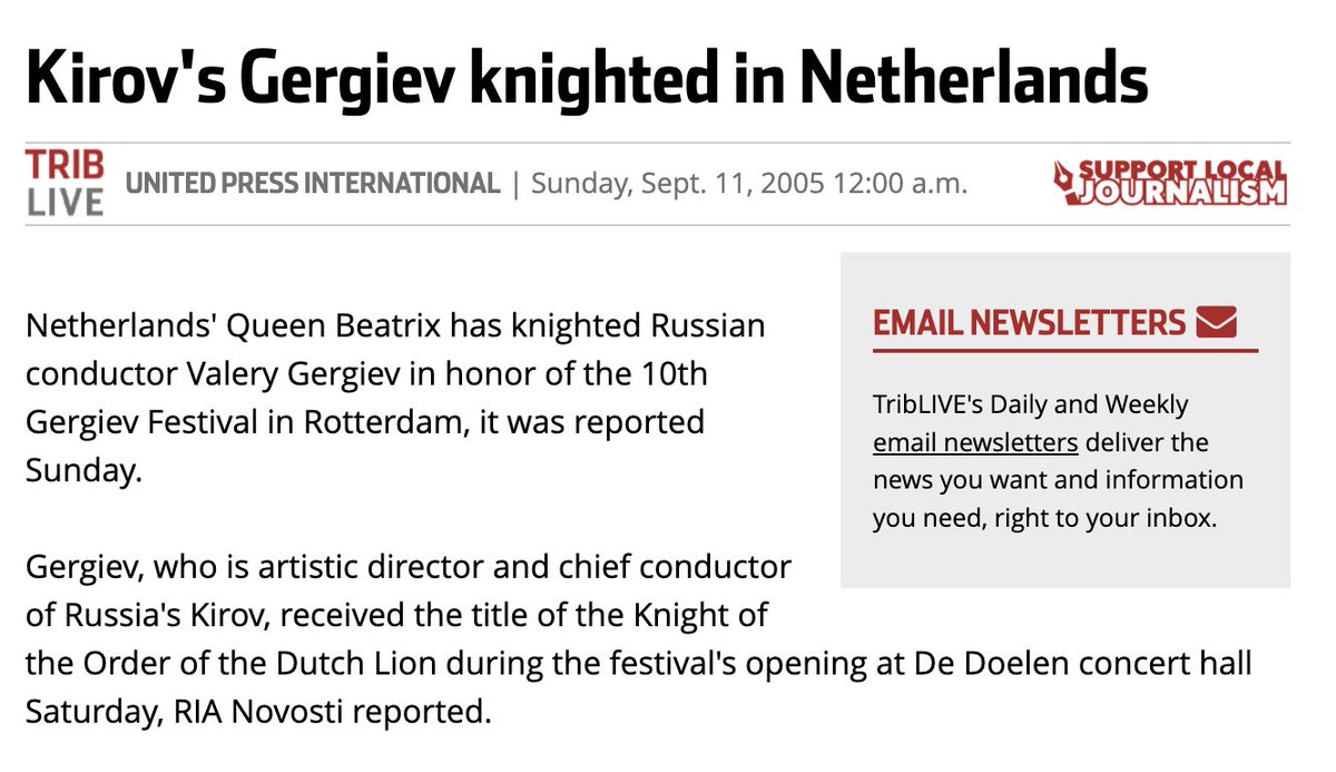 Given how strict the Dutch naturalisation rules are, it is probably an honorary citizenship granted to Gergiev as an exception. Gergiev was also knighted by Queen Beatrix of the Netherlands herself. Until today he holds a title of Knight of the Order of the Dutch Lion.