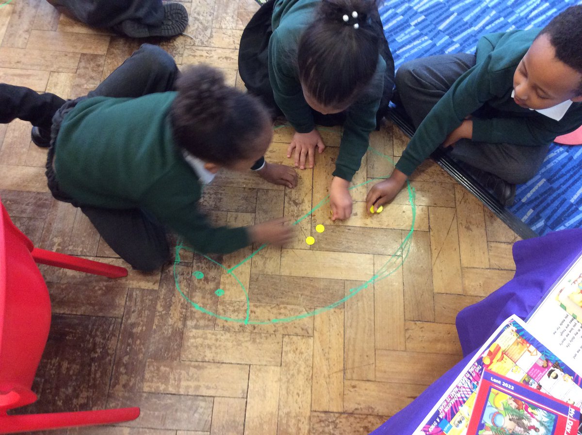 stpatsprimary's tweet photo. Reception enjoying Easter activities, learning about the Easter story and being creative with maths, we have been finding out different ways we can make the same number. https://t.co/89XIn1iwET