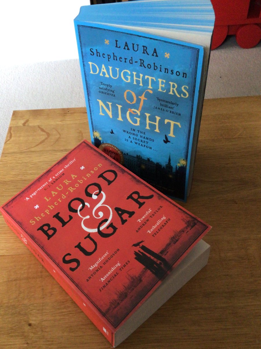 writeaboutbooks's tweet photo. Step into a richly imagined Georgian London to discover the unsavoury worlds of the British slave trade (in #BloodAndSugar) & the sex trade (in #DaughtersOfNight) @LauraSRobinson @panmacmillan Two tightly plotted, atmospheric, unputdownable crime thrillers, full of secrets & lies https://t.co/QzQA07hCqG