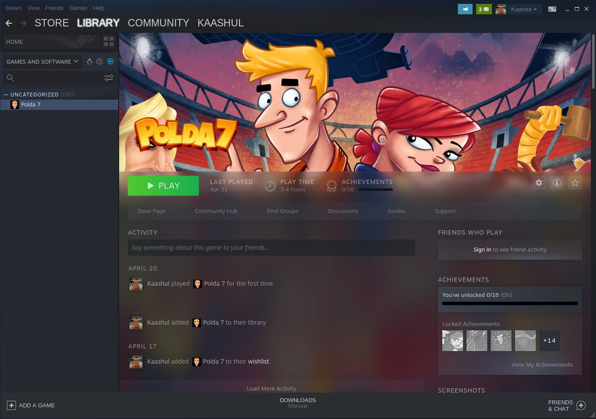 Kaashul's tweet image. Kdyby jste náhodou nevěděli tak Polda 7 #Polda7 #zimasoftware běží bez problémů i na 🐧 Linuxu! Na platformě @Steam s pomocí skvělé technologie Proton. Díky tomu můžu i já (Linuxák) tuto českou hru hrát a podpořit. #gaming  protondb.com/app/1917920