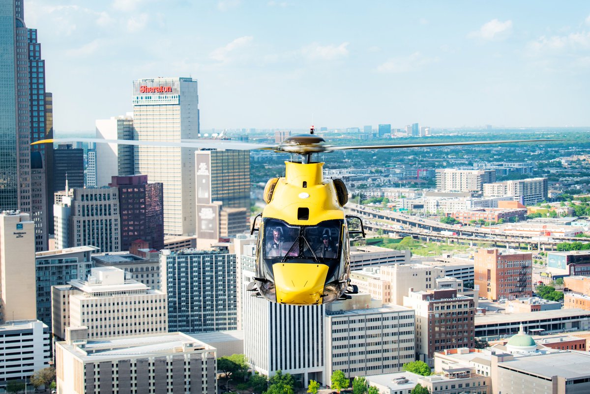 AirbusHeli's tweet photo. The #H160 has arrived 🇺🇸! 
The H160 begins its final phase of ground and flight tests while gearing up for #FAA certification. From private and business aviation, to #HEMS &amp; passenger transportation, there are #H160ReasonsWhy this new aircraft is the next generation of flight. https://t.co/LHrFb0UQlE