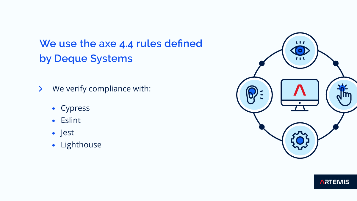 ARTEMIS follows best practices for web accessibility! 🦻👁️

#ARTEMIS #webaccessibility #accessibility