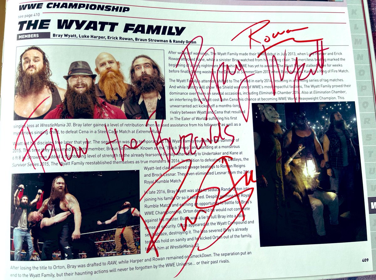 Taggsy79's tweet photo. Great to meet and chat to @ErickRedBeard this weekend @ftlowrestling Really great guy! Sorry to be the one to say you wasn’t in the new encyclopedia! Time to put Rowan back in @WWE #JusticeForRowan Great shout on the Smackdown Tag Titles page though 🤘✍️ https://t.co/mvJsjXXA68