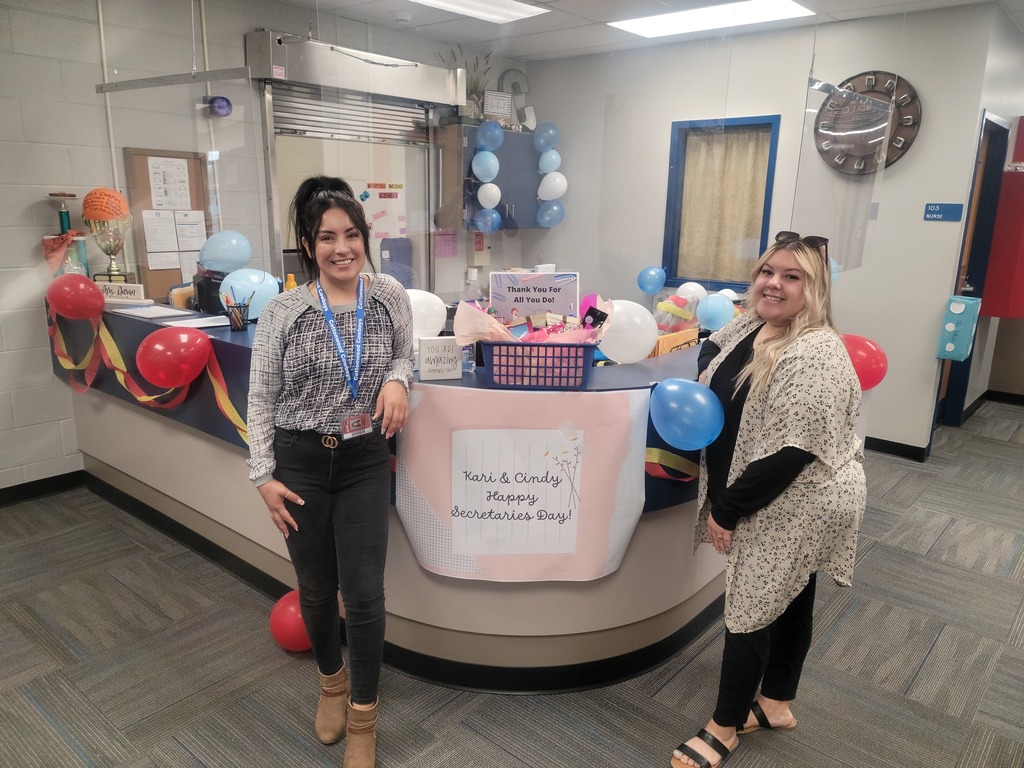 Behind every successful team there is an efficient Secretary...Today is the perfect day to THANK YOU for all your hard work!
Happy Administrative Professionals Day to Mrs. Cindy Duran and Miss Karina Duran! Cottonwood couldn't run without you both!