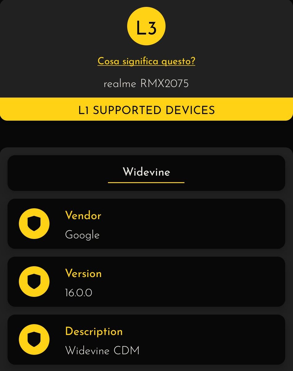Mareliber0's tweet photo. Cara #REALME  Siamo arrivati alla versione 12 di Android con #ui3.0  . Tutto bello ma quando pensate a risolvere il bug che declassa i nostri Cellulari #x50Pro costretti a Visualizzare contenuti premium come: Netflix, Prime Vídeo ecc. a #520p Saluti dai #declassati . https://t.co/T4kjEPlh8u