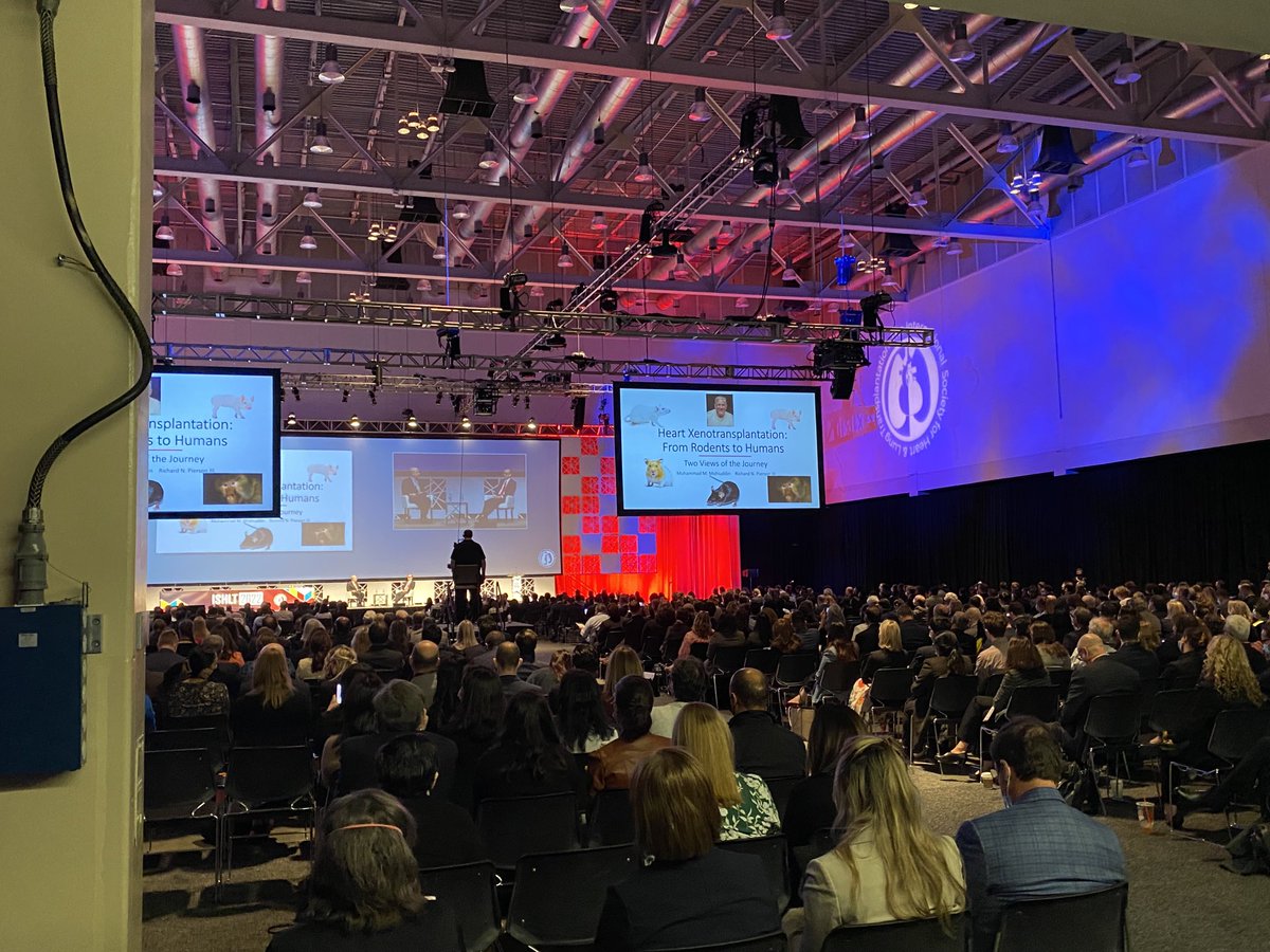 Great start at #ISHLT22…heart xenotransplantation