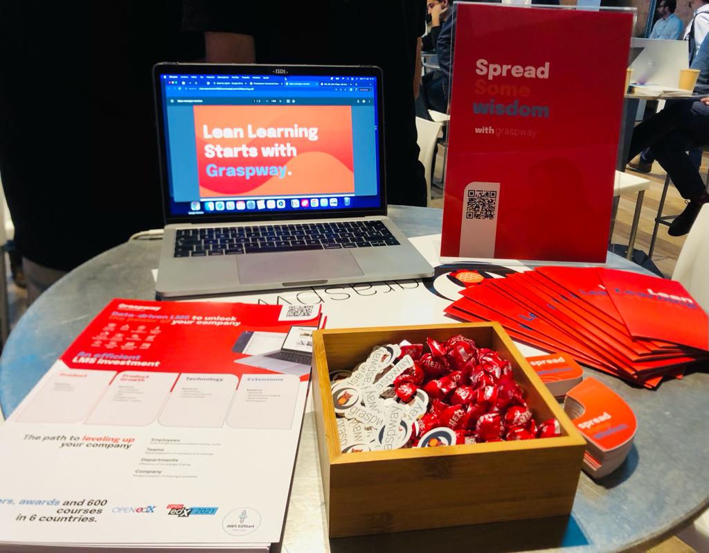graspway's tweet photo. First day of the #EdTechCongressBCN organised by @EdutechCluster, one of the key events of the #Edtech sector to which we have been invited by @awscloud! 

@andrea_manas &amp; @Alb_Dz will be presenting the advantages of our #LMS at this congress created for #innovation https://t.co/XdzIDEMQ7I