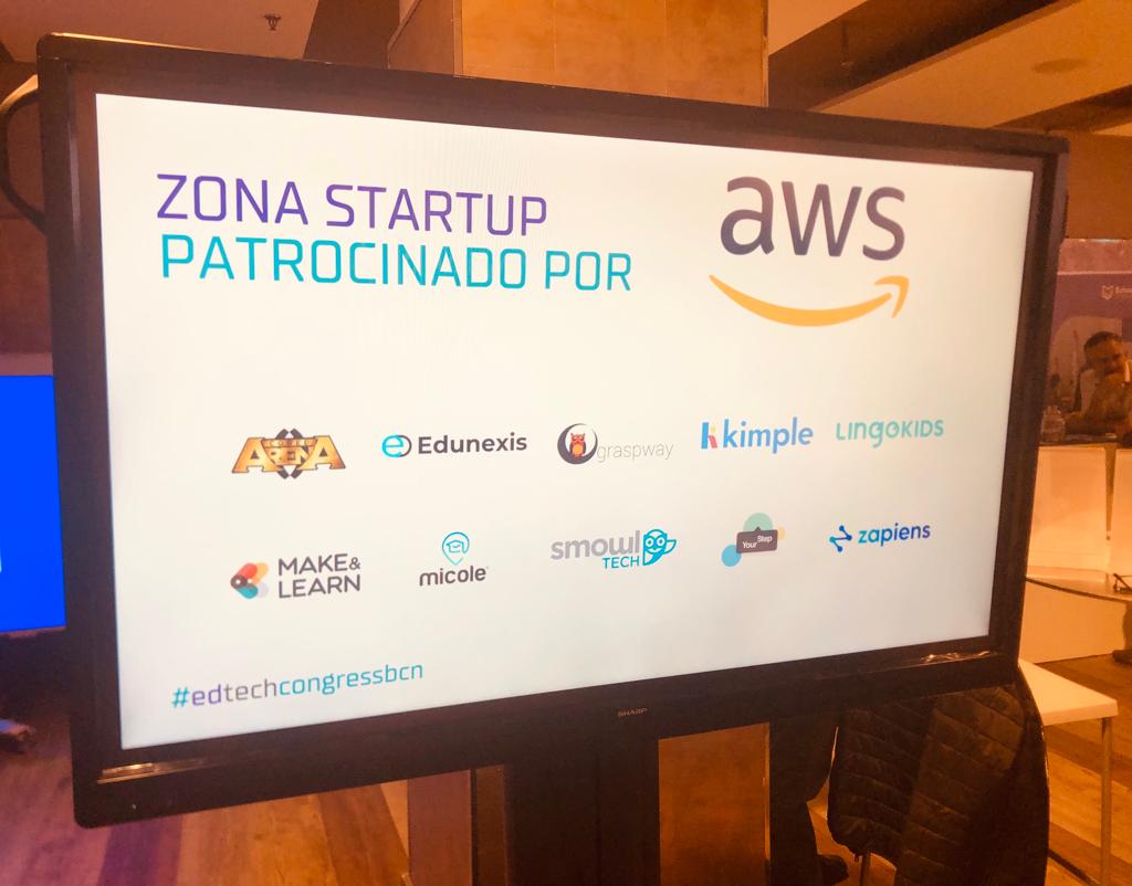 First day of the #EdTechCongressBCN organised by <a href="/EdutechCluster/">Edutech</a>, one of the key events of the #Edtech sector to which we have been invited by <a href="/awscloud/">Amazon Web Services</a>! 

@andrea_manas &amp; @Alb_Dz will be presenting the advantages of our #LMS at this congress created for #innovation