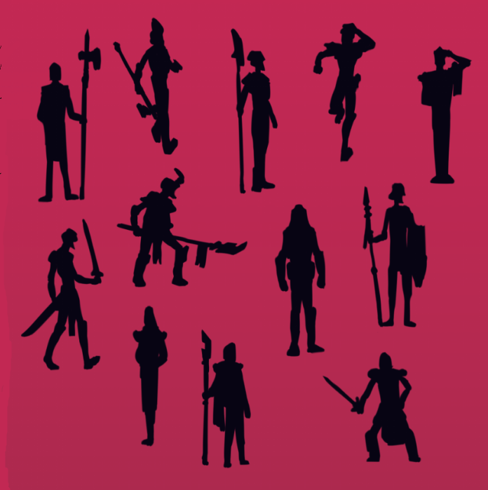 red_rubrum's tweet photo. Hello everyone! After our Easter break we are happy to share more news about Royal Skedaddle! In these 2 weeks we've been working on the design of the guards, the game's logo and even some sketches for the king! we hope you all enjoy them! #conceptart #indiegame #indiedev #art https://t.co/vgCgi14thU
