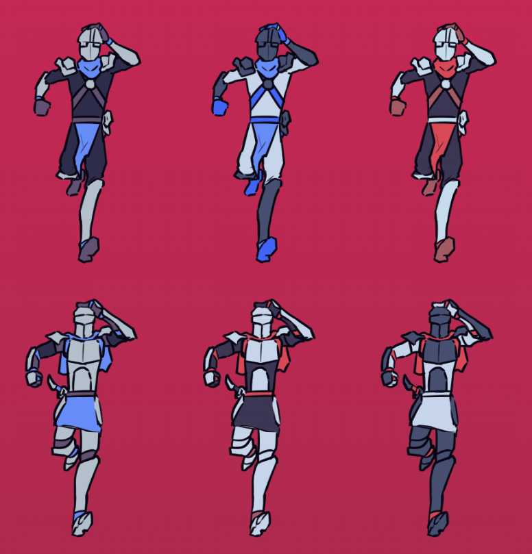 red_rubrum's tweet photo. Hello everyone! After our Easter break we are happy to share more news about Royal Skedaddle! In these 2 weeks we've been working on the design of the guards, the game's logo and even some sketches for the king! we hope you all enjoy them! #conceptart #indiegame #indiedev #art https://t.co/vgCgi14thU