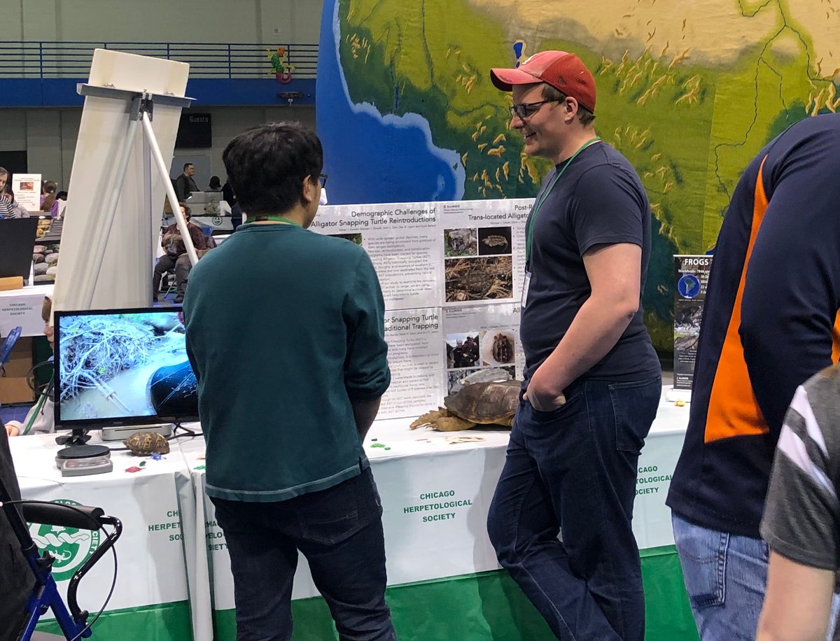 INHSPACELab's tweet photo. Meet Dr. Ethan Kessler, Postdoctoral Research Assistant who manages the Amphibian and Reptile Conservation program within the PaCE Lab. His dissertation focused on reintroduction efforts of the Alligator Snapping Turtle.

#INHSPaCELab #INHS #Conservation

https://t.co/mOCrzVabun https://t.co/m3uENKyLbU