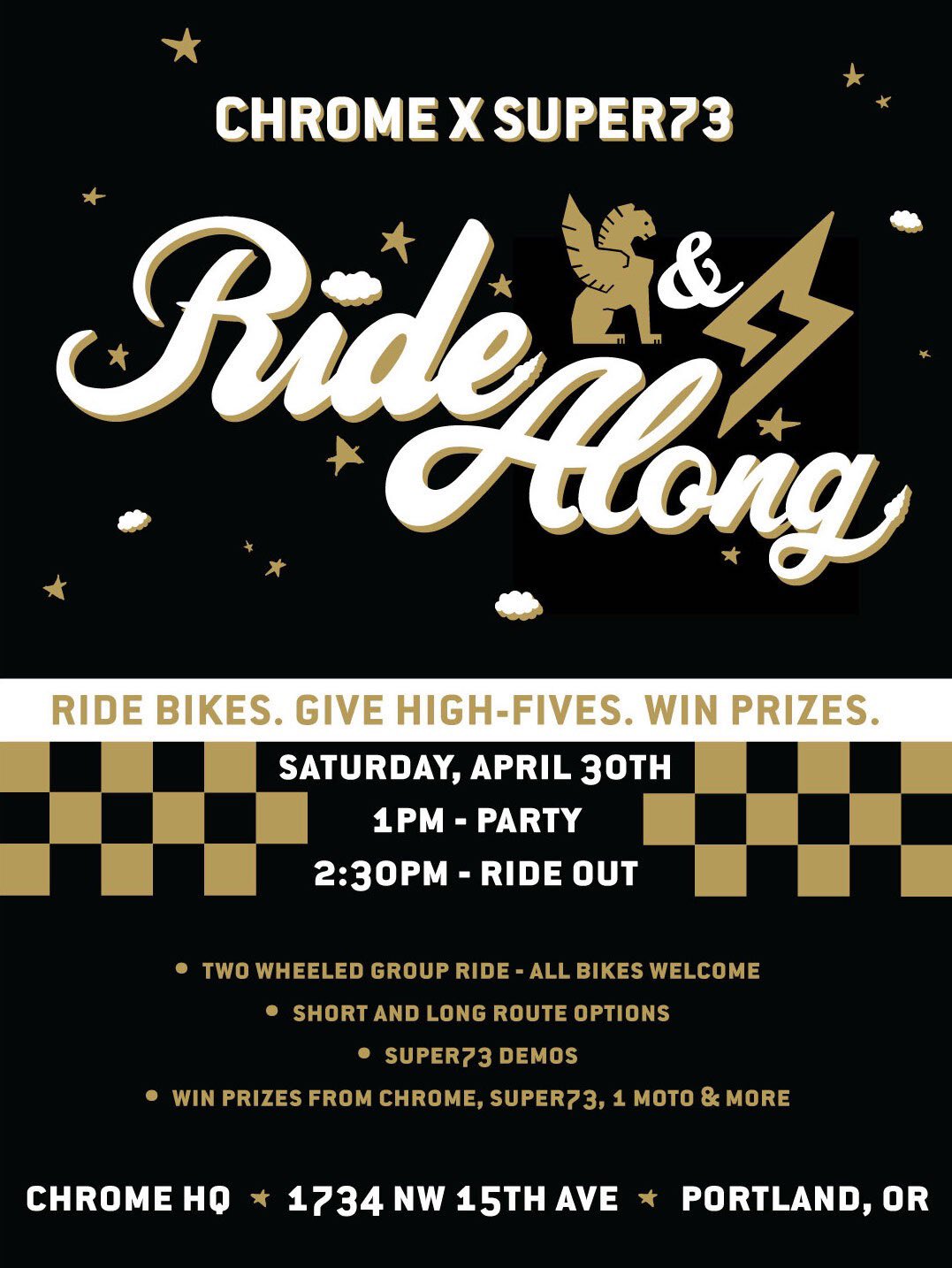 Chrome Industries on Twitter hang with us this weekend in Portland! We’ll be at The1Moto