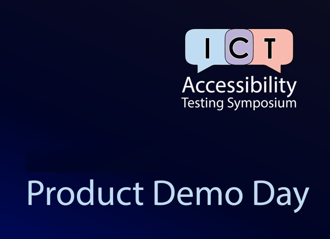 A11yTesting20's tweet photo. Come this Friday for #Demo Day! Take a look at tools and solutions to help you build your #accessibility capacity at your company or institution from 10am-4pm EST. #WCAG #Accessibility #A11yTesting  #ICT#W3C @TPGinteractive @accessibilityoz @knowbility #OpenACR @makeitfable https://t.co/O3DBuvLVzQ