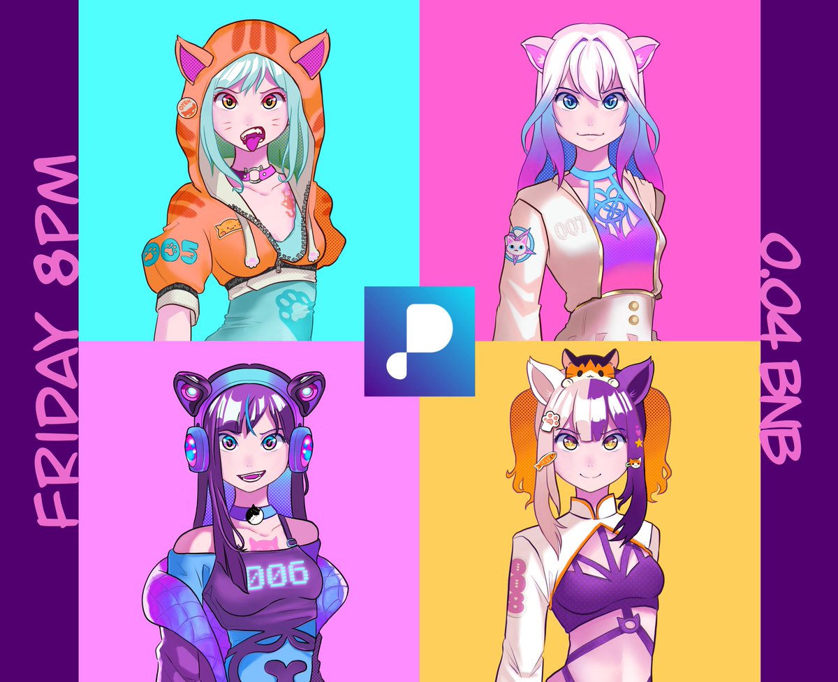 🚨Announcement🚨
SujiPop series 2 - Cats will be dropped on <a href="/pentas_io/">Pentas | NFT Marketplace</a> this FRIDAY 8PM! This series featuring:
005 - Oyen
006 - Luna
007 - Puteh
008 - Tompok

app.pentas.io/collection/suj…
Special thanks to all who has been keep on supporting me! You know who you are! #NFTCommunity