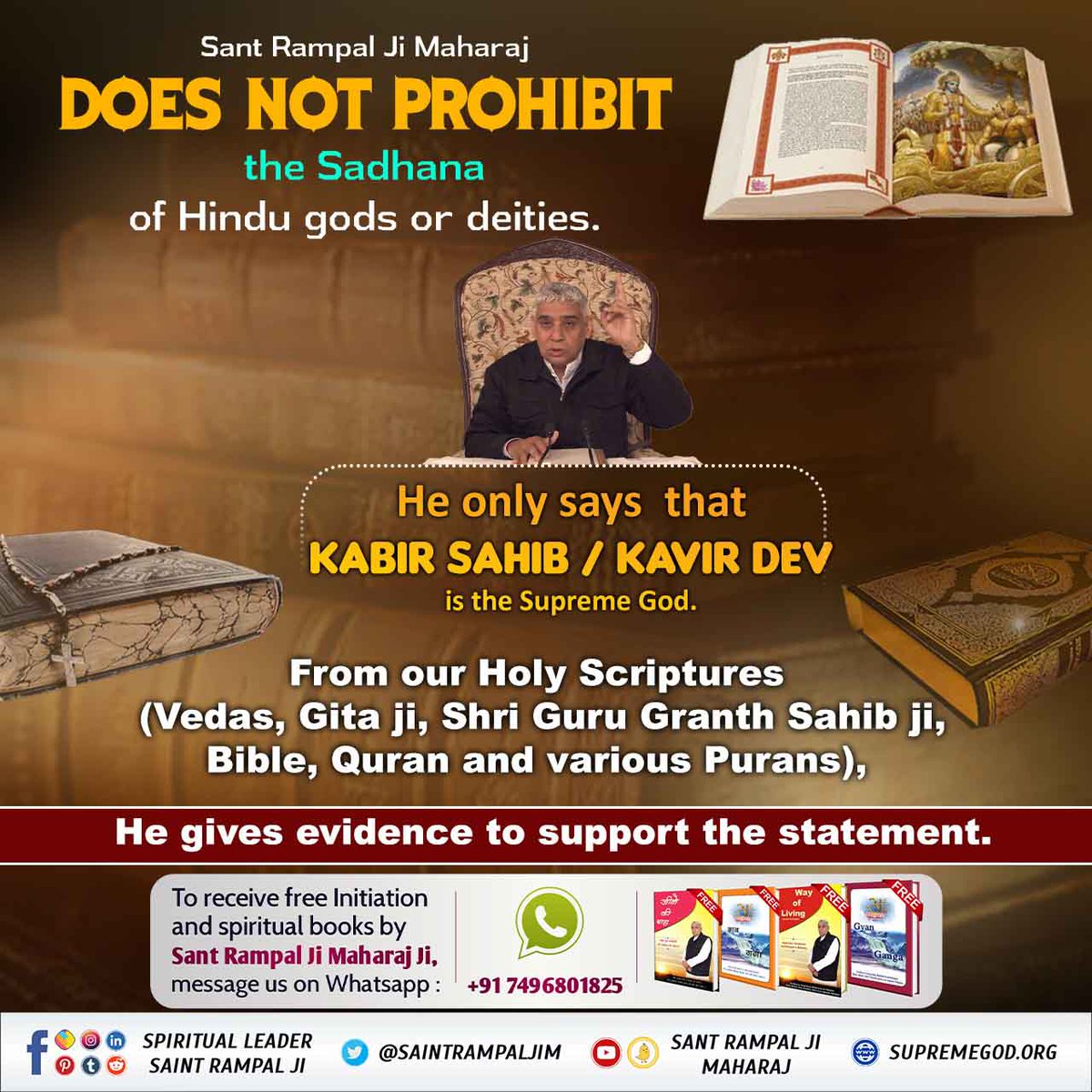 Pradeep33726734's tweet photo. #TheRightSpiritualPath
To attain Moksha, one has to cross the 12th door to enter the SachKhand / Satlok / Eternal Place

Visit 📲 Satlok Ashram YouTube Channel https://t.co/wKyS3nXxdI