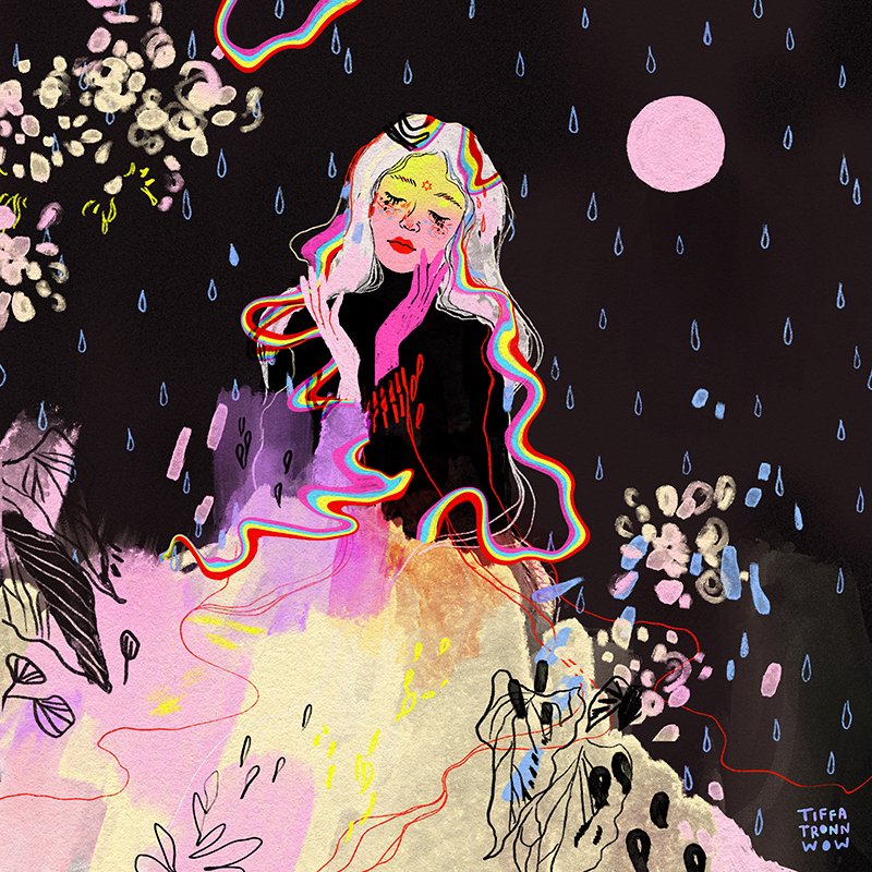 tiffatronn's tweet image. "Interplanetary Botanist" is a 1/1 sister piece to the multi-edition "Cosmic Garden" created for the
@worldofwomennft Season 8 ArtDrop, inspired by the world of Rainbow Orb 🌈