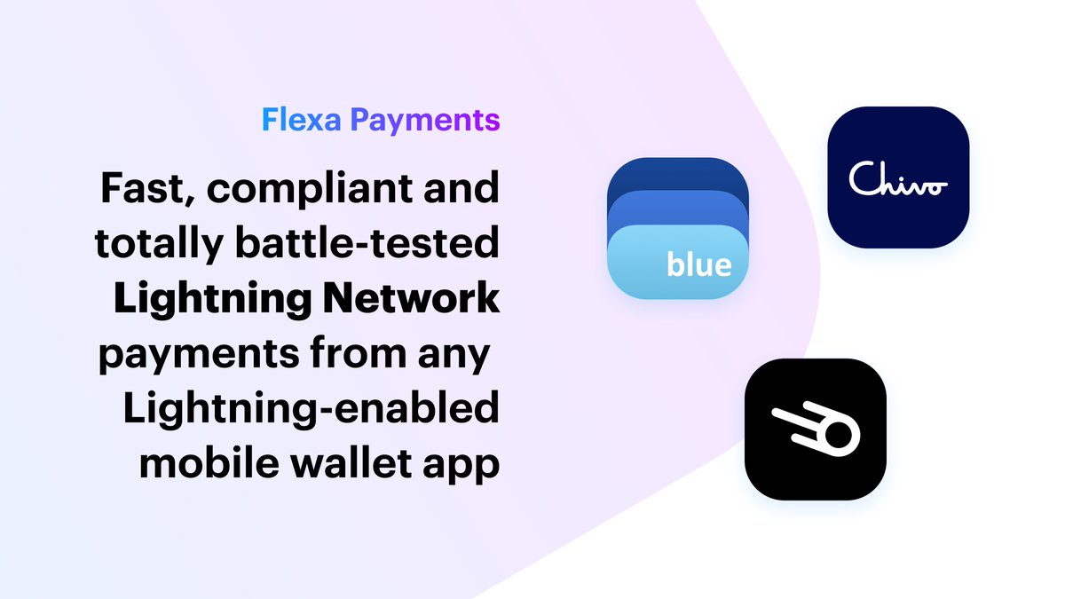 ⚡️Looking for Lightning? Get compliant, battle-tested Lightning Network payments from any Lightning-enabled wallet app—including BlueWallet, Chivo, Strike, and others.