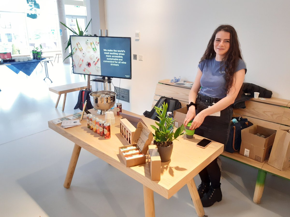 UniofBath's tweet photo. It's amazing to see so many startups from our students and alumni exhibiting for Enterprise Day. Such a fantastic group of entrepreneurs💙💛 https://t.co/oDozGg2cbX