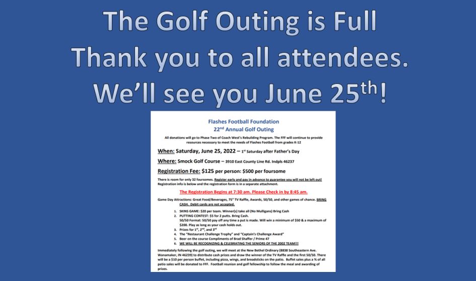 FlashesFF's tweet photo. Our 22nd Annual Golf Outing is completely full! Thank you to all of our participants. If you're not golfing, please come hangout at New Bethel Ordinary at 2pm following the outing. 

We'll see you on June 25th! https://t.co/fW3RBI71Yv