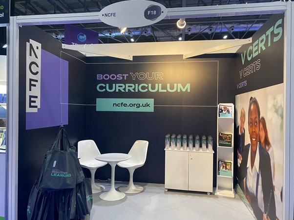 NCFE's tweet photo. Come and speak to us at the @SAA_Show today about how you can boost your curriculum with our #VCerts
#SAAShow22 https://t.co/E92dwmQxFJ