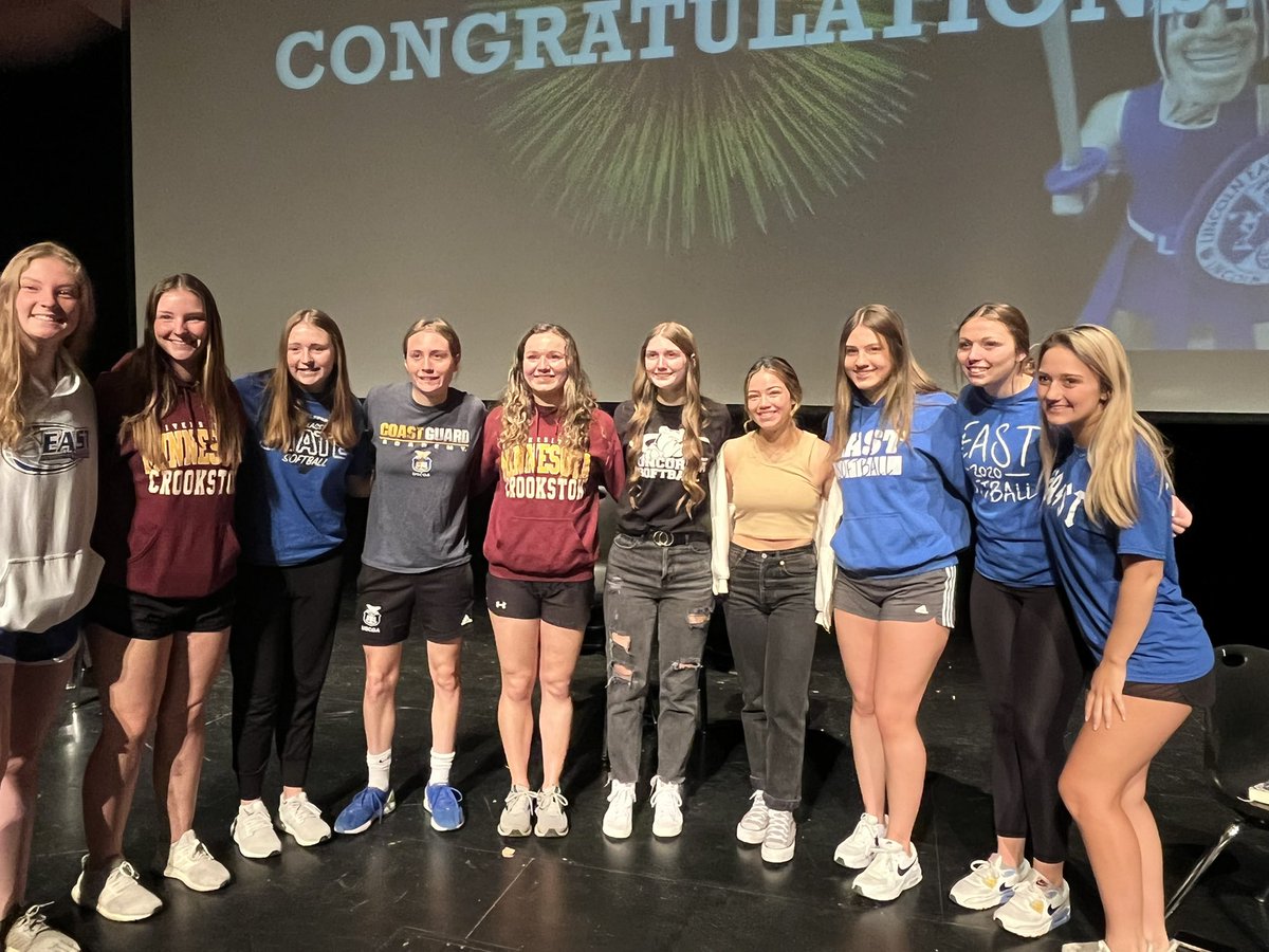Celebratory signing day!! 🦅
<a href="/UMCrookstonSB/">Minnesota Crookston Softball</a> <a href="/EastHighSBall/">East Softball</a>