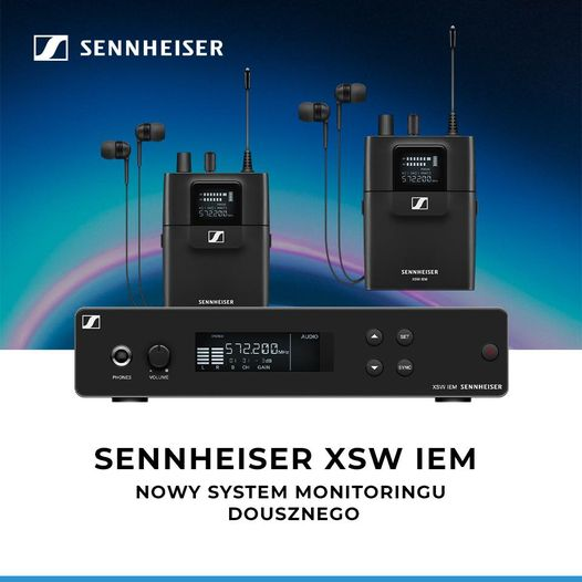 Dziś kolejna nowość - tym razem z rynku PRO: poznajcie nasz najnowszy system monitoringu osobistego XS Wireless IEM! Jest dedykowany muzykom, dążącym do lepszej jakości i profesjonalizacji swoich występów. Więcej: sennheiser.pl/a/xs-wireless-… #IEM #XSWIEM