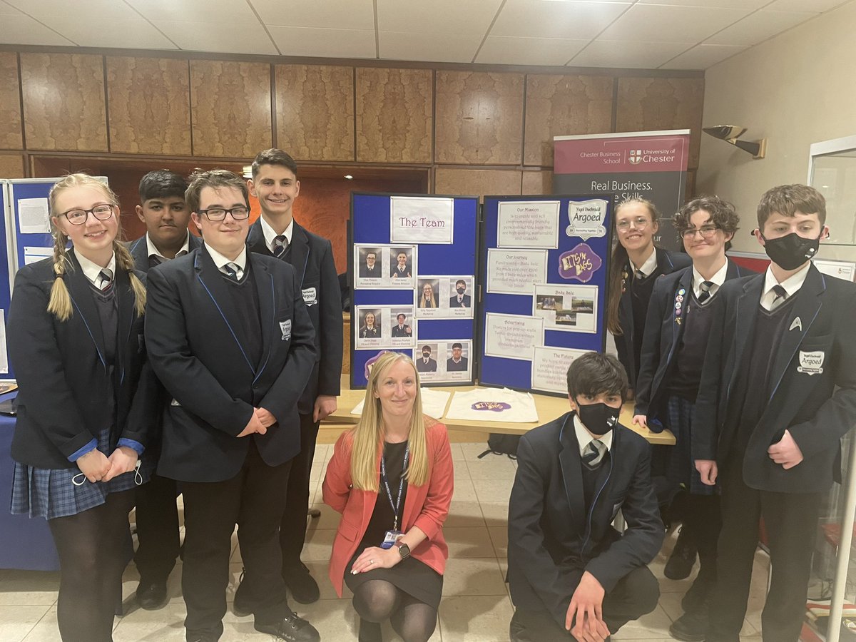 Set up and ready to go! #youngenterprise22