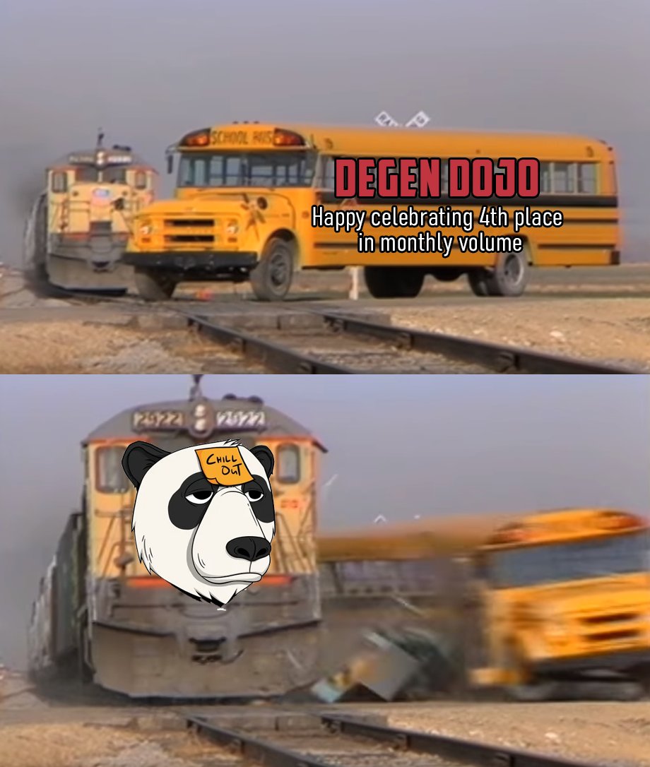 DegenDojoNFT's tweet image. We WERE Okay 👌

@okaybears 🐻💥⛩️