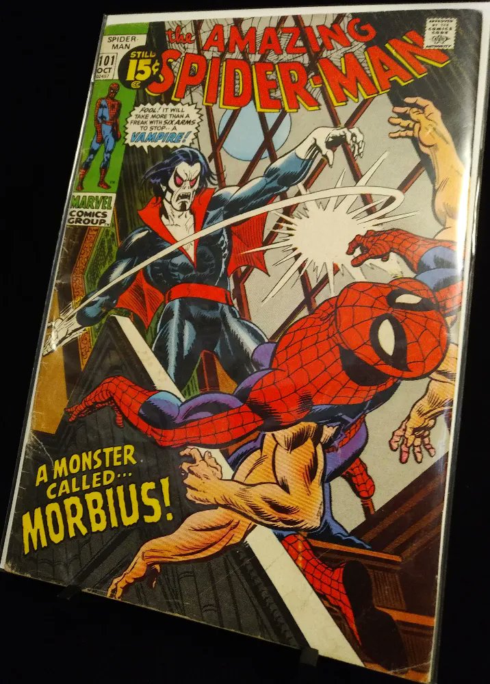 1stApp's tweet photo. Whelp... the movie kinda sucked, but it didn't change the #1stAppearance.

From #AmazingSpiderMan #101 we get the 1st Appearance of... Morbius!

#1stApp #Morbius #MCU #Sony #ASM #MidnightSons #Comics https://t.co/KwE6l2vLpo