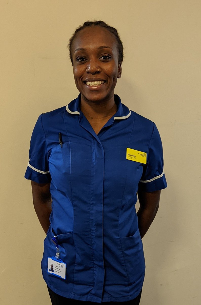 We would like to welcome our new band 6 respiratory nurse specialist Naqeeba to our nursing the at bch.
We are very excited to have you join us 😀 <a href="/BWC_NHS/">BWC NHS Trust</a> <a href="/SpecialisedM/">Specialised Medicine</a> @BWCHBoss