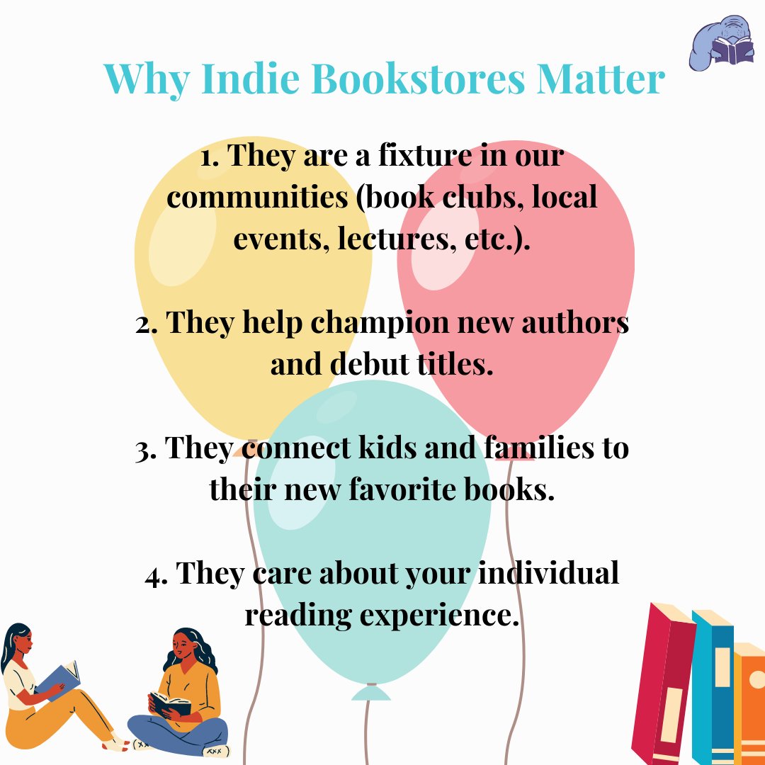 In preparation for #IndependentBookstoreDay on Saturday, we wanted to share a little reminder of why #indiebookstores are awesome! To find your local, independent bookstore, check out indiebound.org/indie-store-fi…. #localindiebookstore #localindependentbookstore #shoplocal #shopsmall