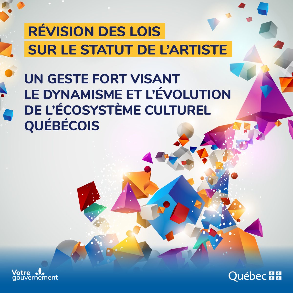 📝1/2 Avec le PL35, nous agissons concrètement pour que nos artistes professionnels, peu importe leur discipline, puissent profiter de conditions socioéconomiques améliorées et œuvrer dans un environnement propice à la création et au rayonnement de notre belle culture.
#polqc