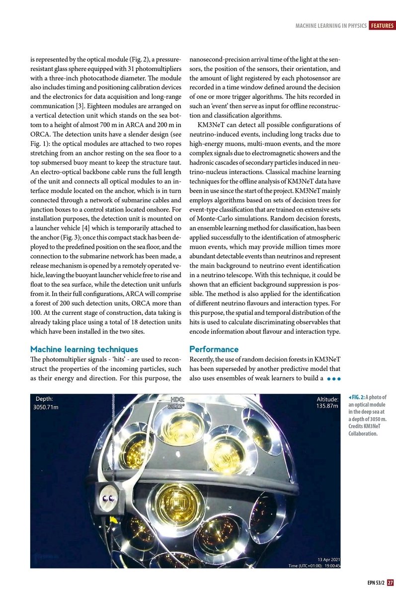 'Machine learning techniques deep underwater in @km3net'
In the latest @EuroPhysicsNews of @EuroPhysSoc
#machinelearning
#km3net 
#neutrinotelescope

doi.org/10.1051/epn/20…