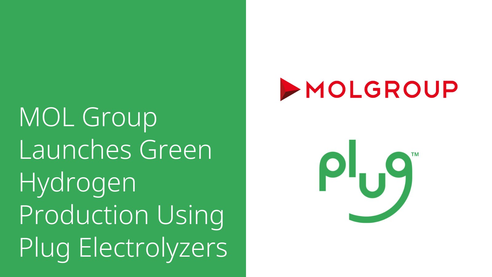 Plug Power Inc. on Twitter "Plug has teamed up with MOL_Group to