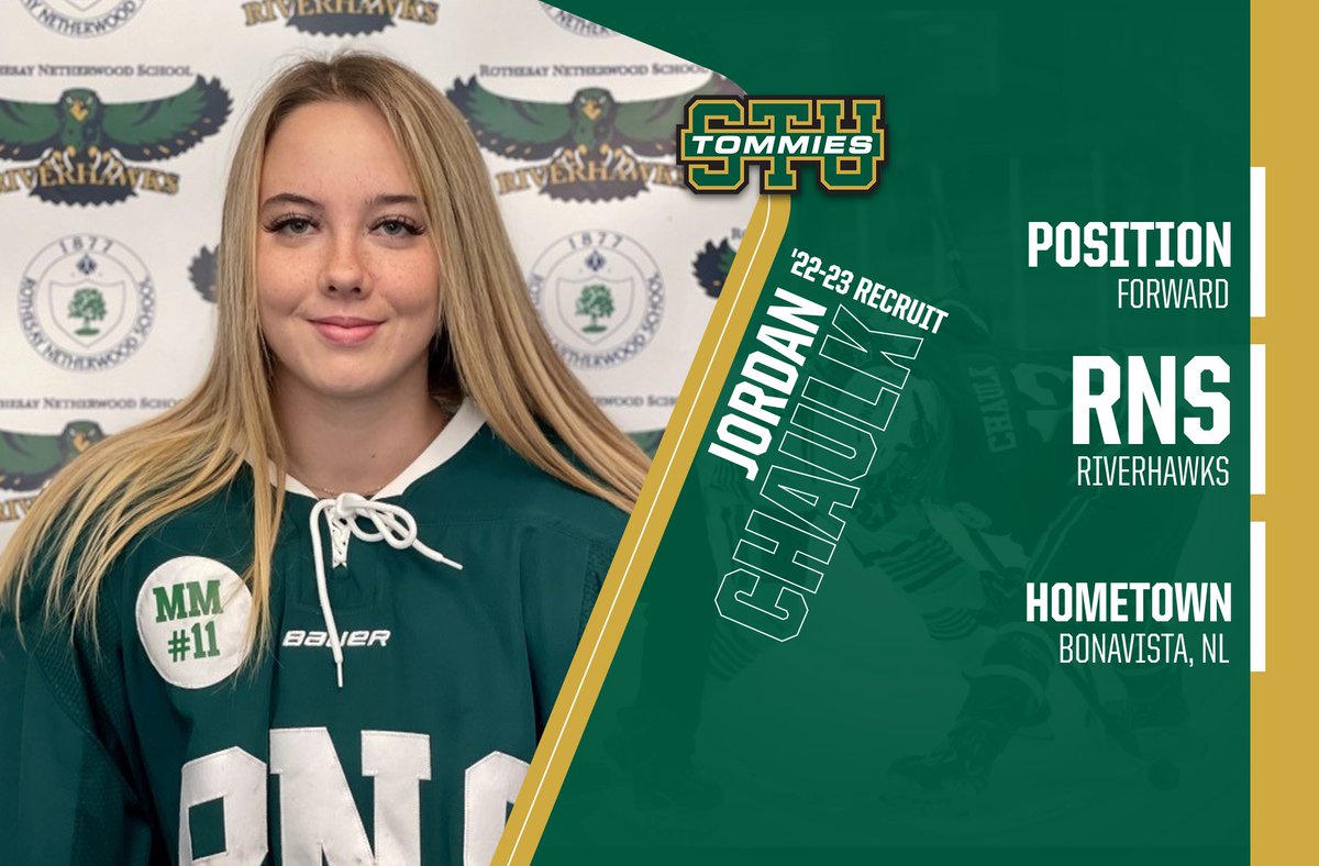 Tommies Women's Hockey add RNS forward Jordan Chaulk

Coach Peter Murphy sees Chaulk as a high energy player who is defensively responsible all the while pressuring the puck well and has an offensive touch.

Read more: gotommies.ca/x/3zh4a